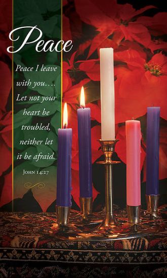Picture of Peace I leave with You Advent Banner 3x5 Fabric