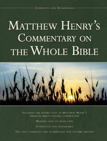 Picture of Matthew Henry's Commentary on Thewhole Bible