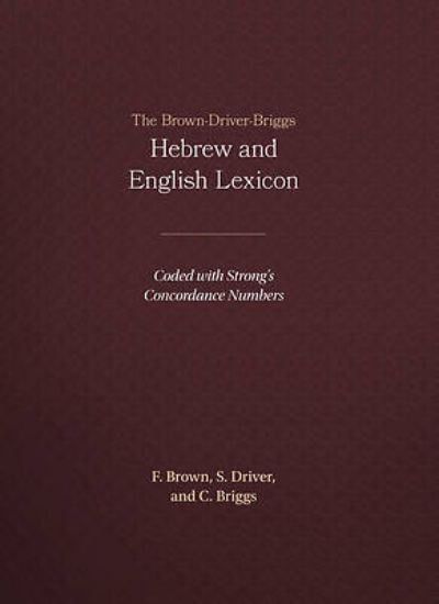 Picture of Brown-Driver-Briggs Hebrew and English Lexicon