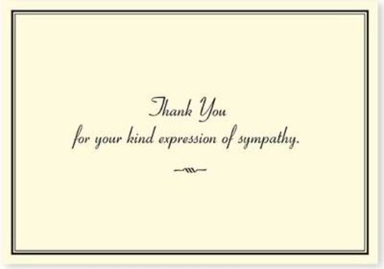Picture of Sympathy Thank You Notes