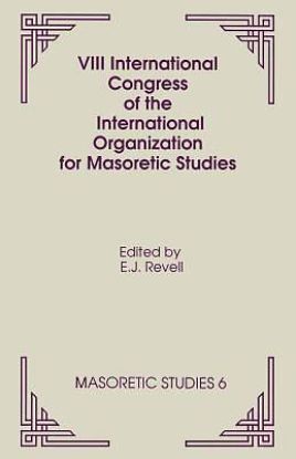 Picture of VIII International Congress of the International Organization for Masoretic Studies