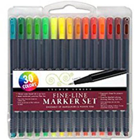 Picture of Studio Series Fine-Line Marker Set (30 Markers, 0.4 MM Tip)
