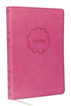 Picture of Kjv, Value Thinline Bible, Large Print, Leathersoft, Pink, Red Letter Edition, Comfort Print