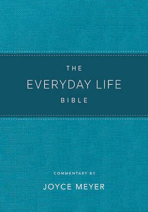 Picture of The Everyday Life Bible Teal Leatherluxe(r) New Amplified Version