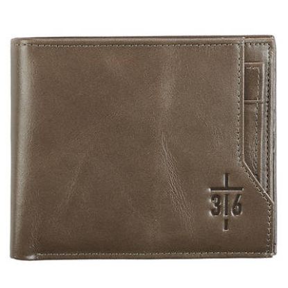 Picture of Leather Wallet John 3:16