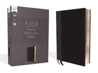 Picture of Nasb, Classic Reference Bible, Leathersoft, Black, Red Letter, 1995 Text, Comfort Print