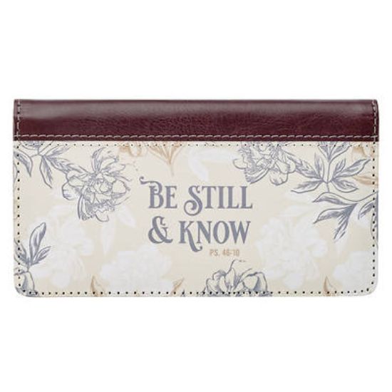 Picture of Checkbook Cover Be Still & Know Psalm 46:10