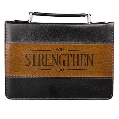 Picture of I Will Strengthen You Bible Cover Large
