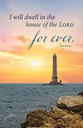 Picture of I will Dwell in the House Funeral Regular Size Bulletin