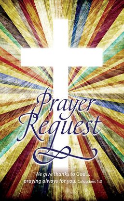 Picture of Prayer Request 3 x5 Pew Cards