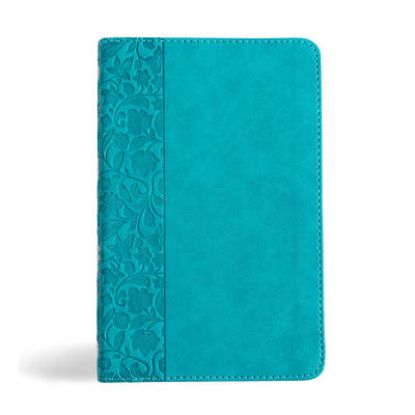 Picture of NASB Personal Size Bible, Teal Leathertouch