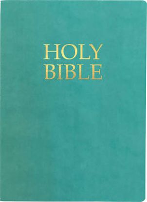 Picture of Kjver Holy Bible, Large Print, Coastal Blue Ultrasoft