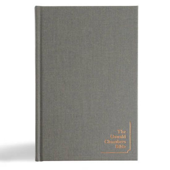 Picture of CSB Oswald Chambers Bible, Cloth Over Board