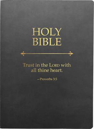 Picture of KJV Holy Bible, Trust in the Lord Life Verse Edition, Large Print, Black Ultrasoft