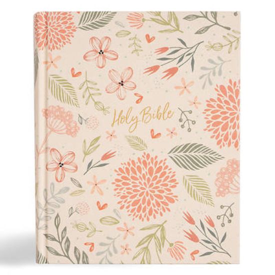 Picture of CSB Notetaking Bible, Expanded Reference Edition, Floral Cloth Over Board