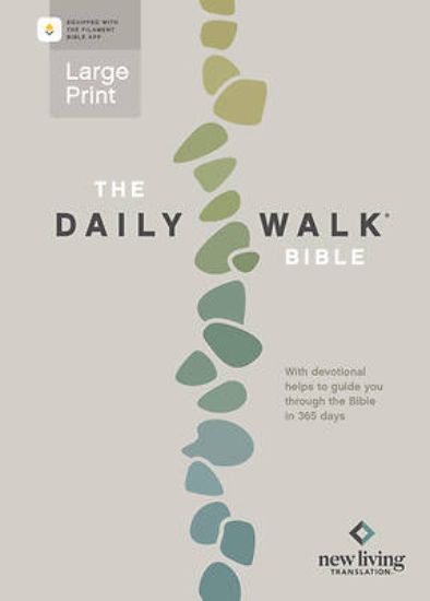 Picture of The Daily Walk Bible Large Print NLT (Softcover, Filament Enabled)