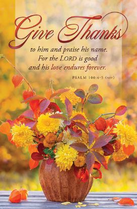 Picture of Give Thanks Thanksgiving Bulletin Regular