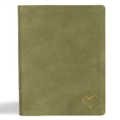 Picture of CSB Notetaking Bible, Large Print, Revive Our Hearts Edition, Teal Suedesoft Leathertouch