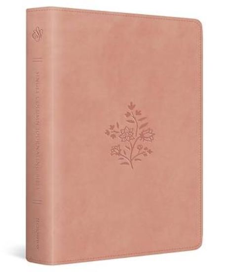 Picture of ESV Single Column Journaling Bible (Trutone, Blush Rose, Wildflower Design)