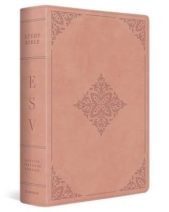 Picture of ESV Study Bible (Trutone, Blush Rose, Fleur-De-Lis Design)