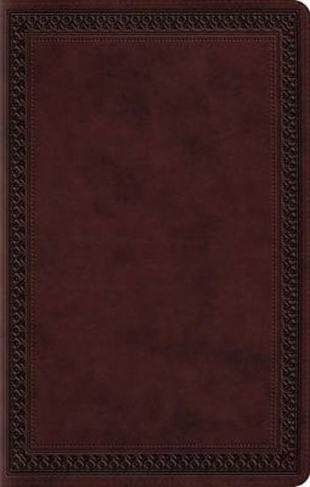 Picture of ESV Premium Gift Bible (Trutone, Mahogany, Border Design)