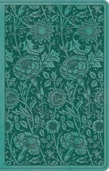 Picture of ESV Premium Gift Bible (Trutone, Teal, Floral Design)