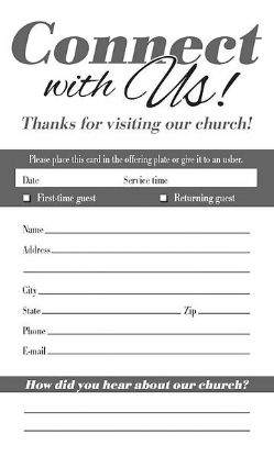 Picture of Thanks for Visiting Our Church Pew Card