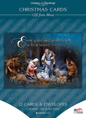 Picture of Gift from Above Christmas Solid Box Card