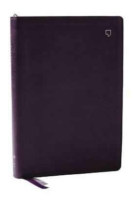 Picture of Net Bible, Large Print Thinline with Cross References, Purple Leathersoft, Comfort Print (Thumb Indexed)