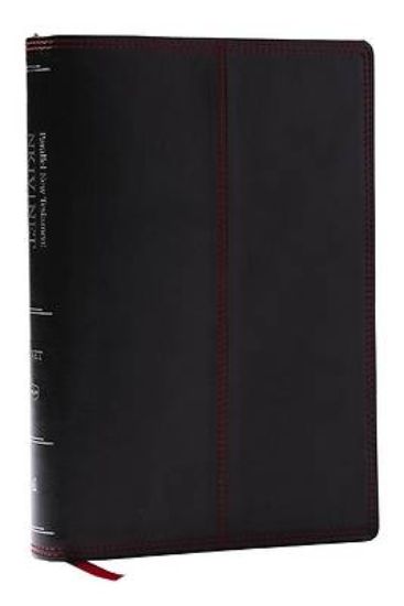 Picture of Nkjv-Net Parallel New Testament with Net Translators' Notes, Black Leathersoft, Red Letter, Comfort Print