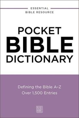 Picture of Pocket Bible Dictionary
