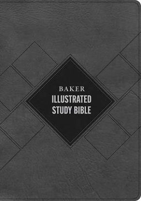 Picture of CSB Baker Illustrated Study Bible, Charcoal Leathertouch