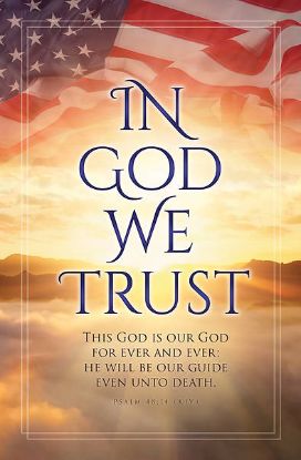 Picture of Patriotic In God We Trust Bulletin
