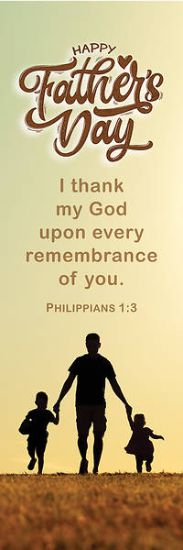 Picture of Happy Father's Day I Thank my God Bookmark