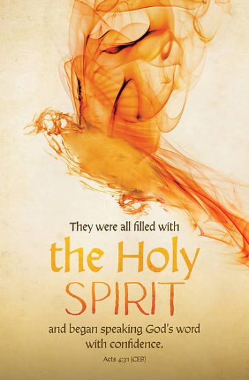 Picture of Pentecost They Were All Filled with the Holy Spirit Bulletin