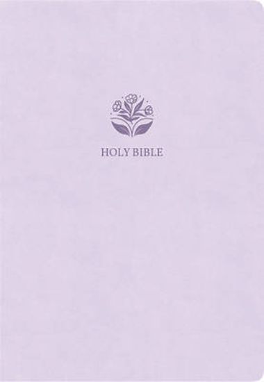 Picture of KJV Large Print Compact Reference Bible, Lavender Leathertouch