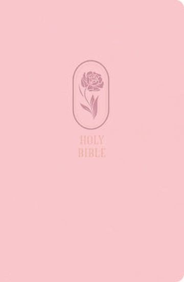Picture of KJV Large Print Personal Size Reference Bible, Pink Leathertouch