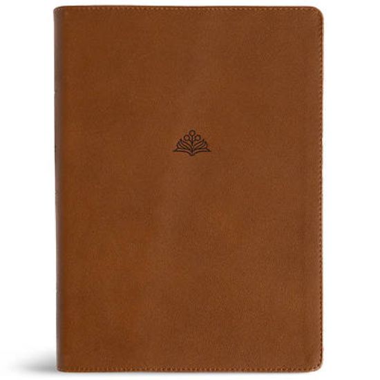 Picture of CSB Women's Study Bible, Saddle Brown Genuine Leather, Indexed