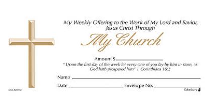Picture of Single Fund Offering Envelope - Bulk Pack, Mini Size