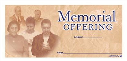 Picture of Memorial Offering Envelope (Package of 100)