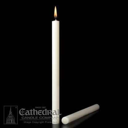 Picture of Cathedral 51% Beeswax Altar Candles - 11/16" x 12-5/8"