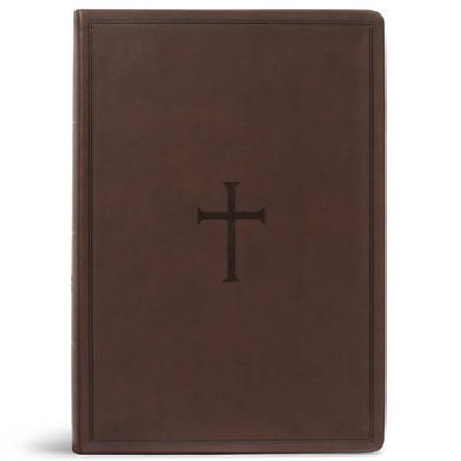 Picture of CSB Super Giant Print Reference Bible, Brown Leathertouch, Value Edition