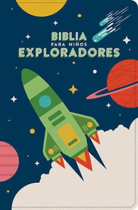 Picture of Rvr 1960 Biblia Para Niños Exploradores, Azul Cósmico Símil Piel