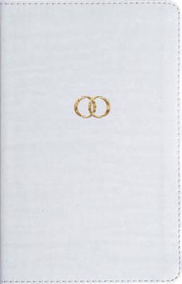 Picture of Rvr 1960 Biblia Recuerdo de Boda, Blanco Y Dorado, Símil Piel