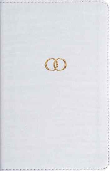 Picture of Rvr 1960 Biblia Recuerdo de Boda, Blanco Y Dorado, Símil Piel
