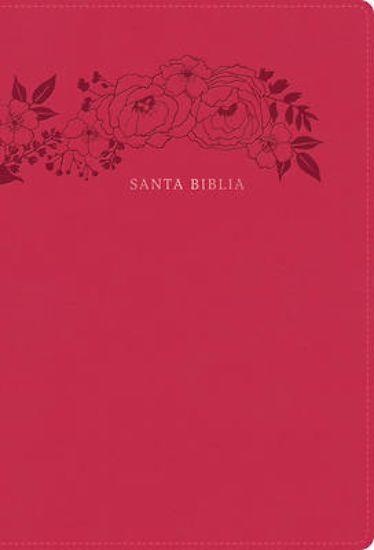 Picture of Rvr 1960 Biblia Letra Supergigante, Floral, Símil Piel