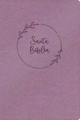 Picture of Rvr 1960 Biblia Letra Gigante Rosa Perla Simil Piel