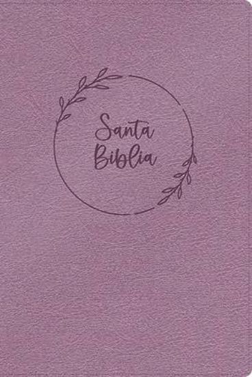 Picture of Rvr 1960 Biblia Letra Gigante, Rosa Perla, Símil Piel, Con Índice