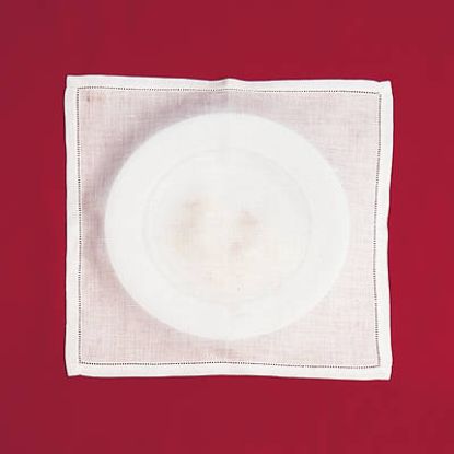 Picture of Linen-Look Plain  Bread Plate Napkin