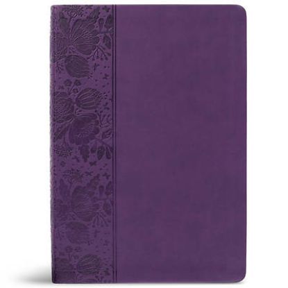 Picture of CSB Super Giant Print Reference Bible, Purple Leathertouch, Value Edition